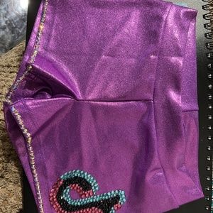 Tiktok customs shorts for birthday party, fun shorts, custom, rhinestone blingy